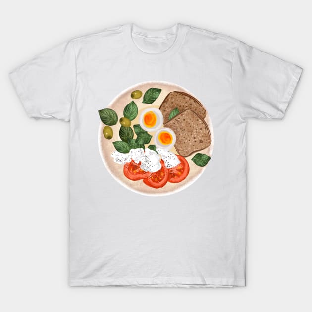Food art T-Shirt by valentyna mohylei